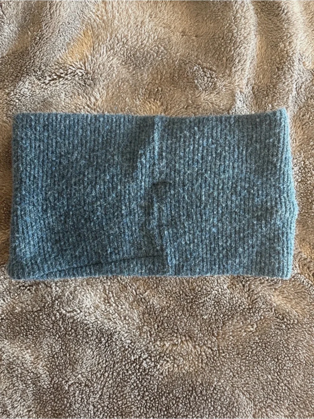 FP Movement by Free People Heathered Teal Knit Headband